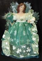 FIBER OPTIC IRISH ANGEL TREETOP